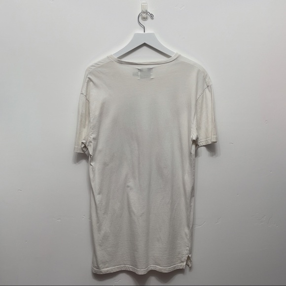 TOPMAN Men’s White Graphic Top [US M] - Picture 3 of 4